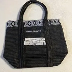RODEO CROWNS ブラックトートバッグ