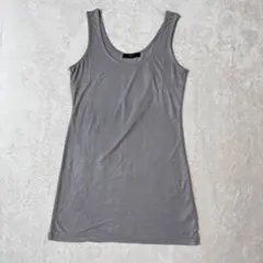 AZUL by moussy ラメ入り タンクトップ グレー　サイズMのサムネイル