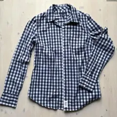 TOMMY HILFIGER チェック柄長袖シャツ XS