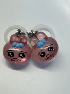めじるしアクセサリー☆おぱんちゅうさぎ2個セット☆
