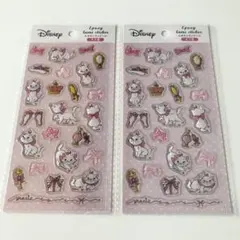 ディズニー　マリーちゃん　おしゃれキャット　エポキシラメシール