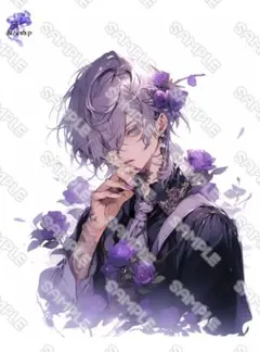 kokoshop オリジナル　人物ステッカーNo.680