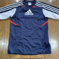 adidas サッカー用シャツ ネイビー/ホワイト/レッド
