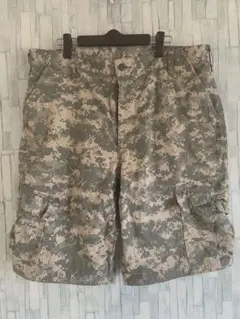 米軍放出品　ACU コンバット　05年度　カスタムハーフパンツ　L デジタルカモのサムネイル