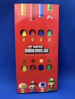 【非売品】スーパーマリオ オリジナル Wiiリモコン ストラップセット 4色