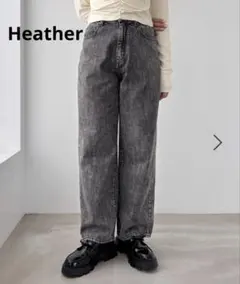 Heather KUROKIストレートデニムパンツ Sのサムネイル