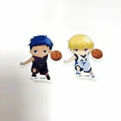 黒子のバスケ ステッカー 黄瀬涼太 青峰大輝 2点セット 黒バス シール
