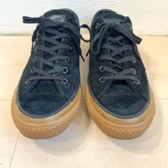 CONVERCE ALL STAR ブラック スエード スニーカー