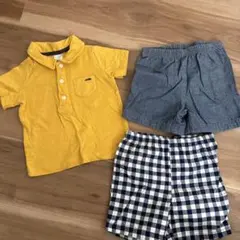 美品ポロシャツ　ハーフパンツセット