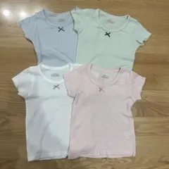 まとめ売り 4枚セット 90cm 半袖肌着 入園準備
