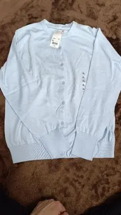 ユニクロレディース UV カット スーピマコットンクルーネックカーディガン