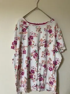 24時間以内発送 Croft & Barrow 花柄 Tシャツ PXXL 1-5