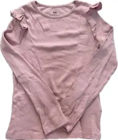 H&M ピンク 長袖カットソー 6X/7