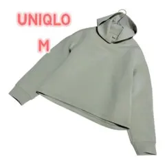 UNIQLO ウルトラストレッチドライスウェットプルパーカ 長袖 M グレー