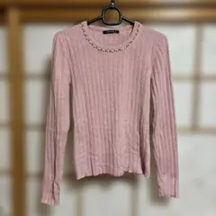 INGNI ビジュ一付きトップス　ピンク