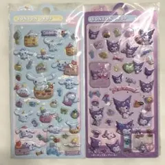 サンリオ ボンボンドロップシール 2枚セット⭐︎ シナモン＆クロミシール