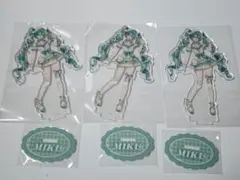 新品　キャラ福くじ　ピアプロ　初音ミク　アクリルスタンド　3個セット　匿名
