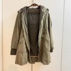 Burberry blue label 38 モッズコート フード付き