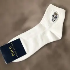 新品未使用✨　ポロラルフローレン　ショートソックス　25-27