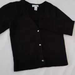 卒業入学 Old Navyカーディガン 6-7才用男女黒コットン