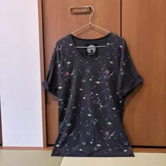 ScoLar 宇宙柄 チュニック 半袖