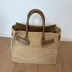 MAISON N.H PARIS カゴ ラフィア100%カゴバッグ 美品 - メルカリ