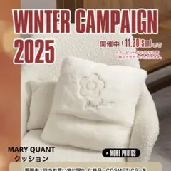 【MARY QUANT】デイジーフワフワクッション♡