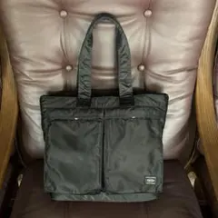 希少 ポーター タンカー トートバッグ ブラック ナイロン A4収納 肩掛け