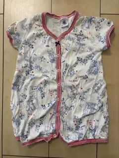 プチバトー　半袖ロンパース 12m/74cm