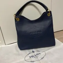 PRADA ショルダーバッグ　ネイビー
