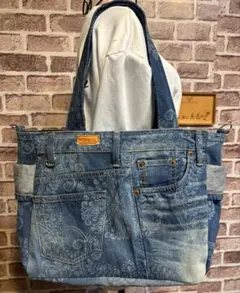 デニムリメイクバッグ