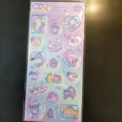 正規品　サンリオ　すりガラス風シール　ポムポムプリン　ポチャコ　シナモロール