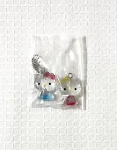 未開封 キティ ミミィ サンリオ なかよしドロップチャーム キーホルダー 1個のサムネイル