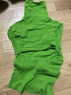 タートルネック グリーン