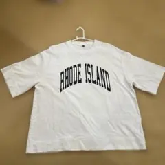 RHODE ISLAND ロゴ 半袖Tシャツ ホワイト Mサイズ