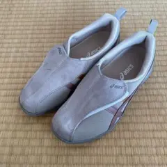 介護用シューズ　アシックス　ライフウォーカー　ベージュ　23cm