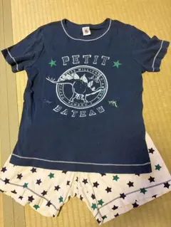 PETIT BATEAU パジャマ 140cm 10ans 恐竜柄　プチバトーのサムネイル