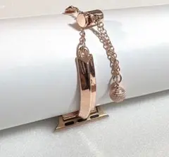 Apple Watch バンド 調節可能 ピンクゴールド