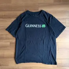 古着 Guinness ギネスビール ブラック Tシャツ クローバー L 〔E〕のサムネイル