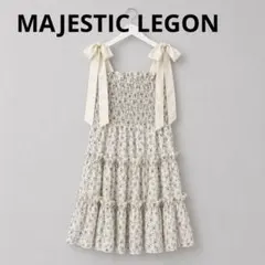 MAJIESTIC LEGON ミニワンピとしても♡肩リボンバルーンチュニックのサムネイル