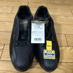 新品] ZETT 野球 スパイク ブラック ワイド27.5cm 左足Pカバー | Mercari