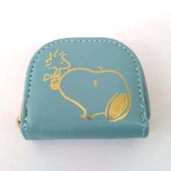 スヌーピー コインケース 水色