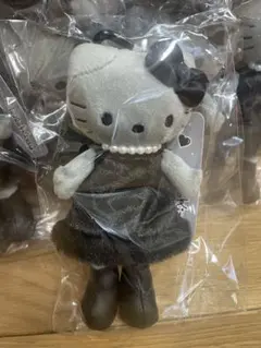 ハローキティ スタイルアップマスコット ドレス（グレー） KT55-10　キティ