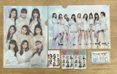 NiziU ローソン クリアファイル2枚、ステッカーシール4枚　セット