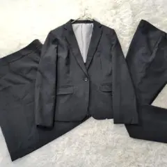 ✨️ほぼ新品✨️高機能 洗える ストレッチ スーツ 3点セット ネイビー L