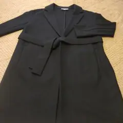 UNTITLED　アンタイトル　毛100% ウールコート　ブラック