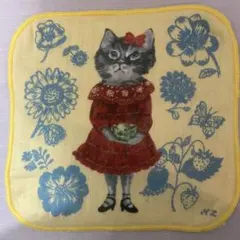 ナタリーレテ　ガーゼハンドタオル　Gray cat 新品のサムネイル