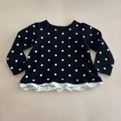 も*ま様 petit main 水玉模様 長袖カットソー 100cm