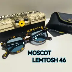 MOSCOT LEMTOSH 46 TORTISE 鼈甲 サングラス ブルーのサムネイル