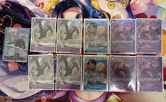 ワンピースカード　青紫サンジデッキ　パーツ　パラレル